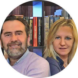 Emanuela Giorgi e Nicola Anselmi