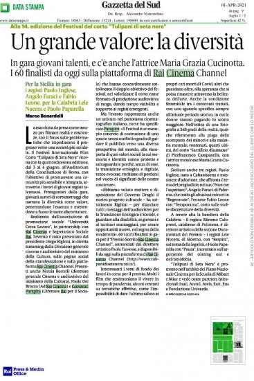 Gazzetta Del Sud 1 Aprile 1