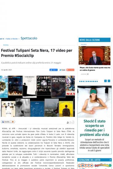 Premio Socialclip La Gaz Www.lagazzettadelmezzogiorno.it