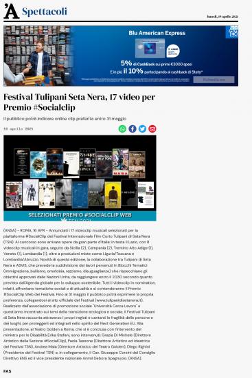 Premio Socialclip Laren Www.larena.it