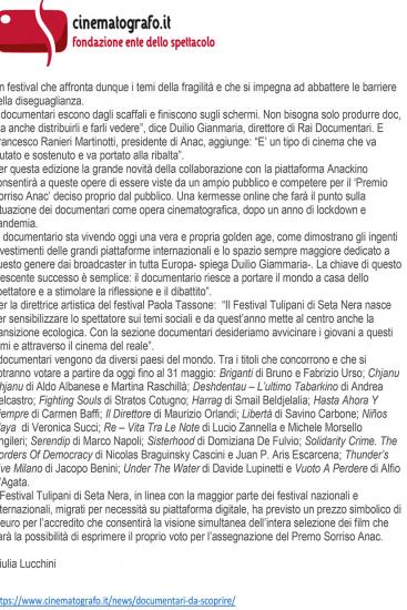 La Rivista Del Cinematografo 30 04 21 2