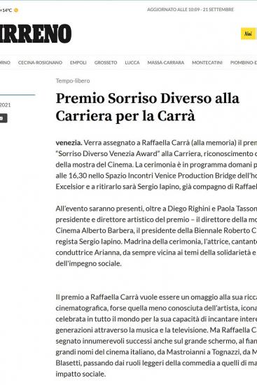 Il Tirreno1 8 Settembre