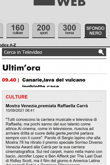 Televideo Rai 10 Settembre