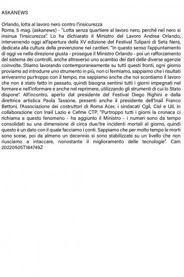 96 Askanews